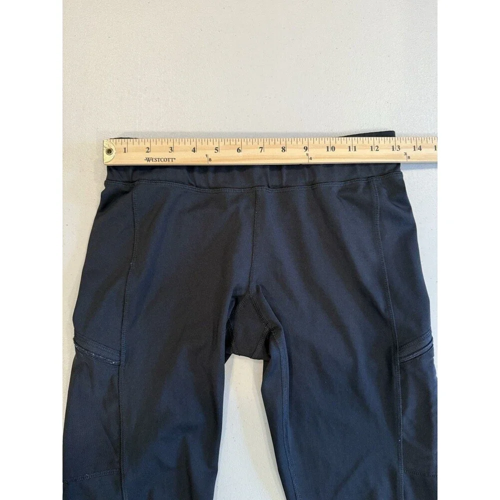 Champion Duo Dry Athletic Capris Women Medium Black Gym Athleisure Travel Yoga